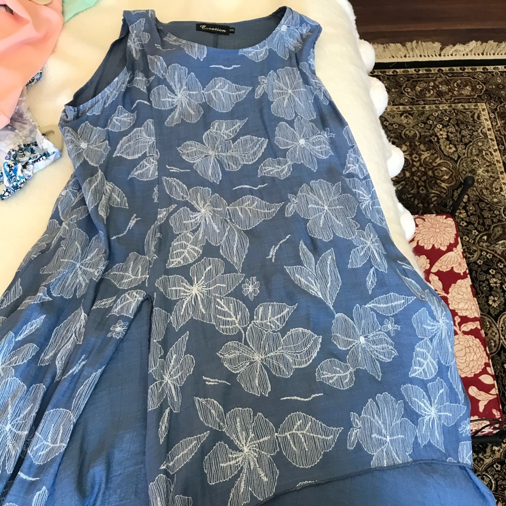 Blue summer dress